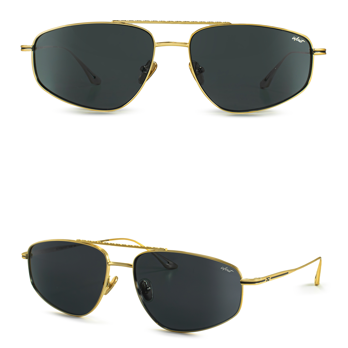 Pierre - Gold - Gray Lens