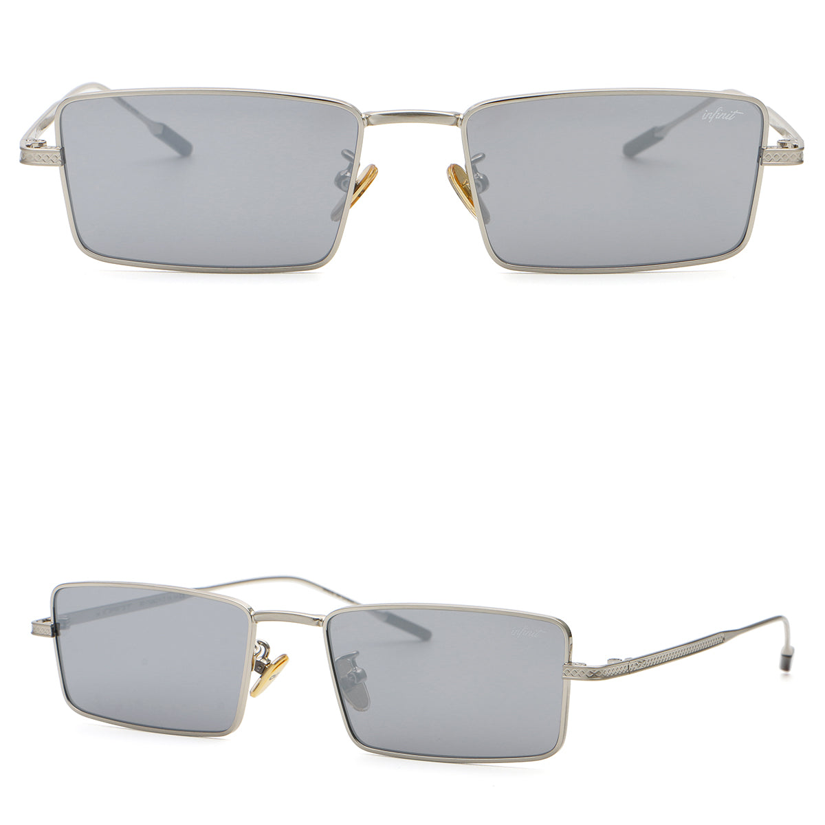 Positano - Silver - Mirrored Lens