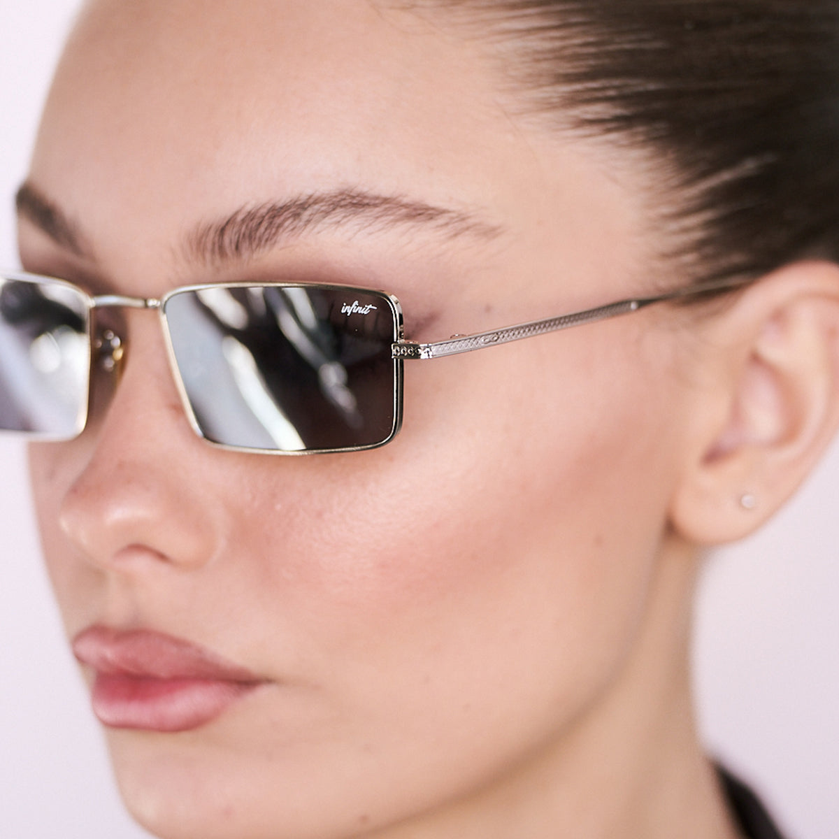 Positano - Silver - Mirrored Lens