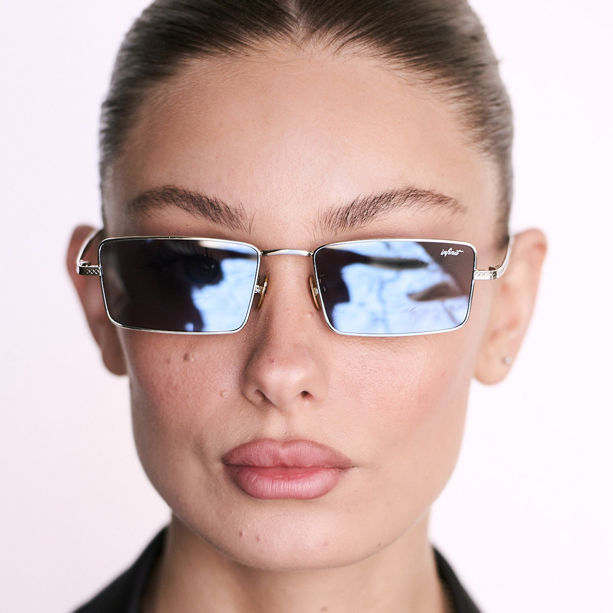 Positano - Silver - Mirrored Lens