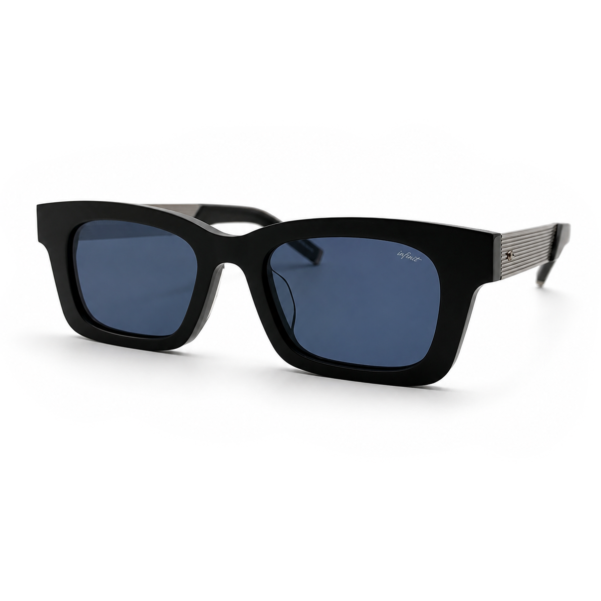 Rich Silver Blue Lens