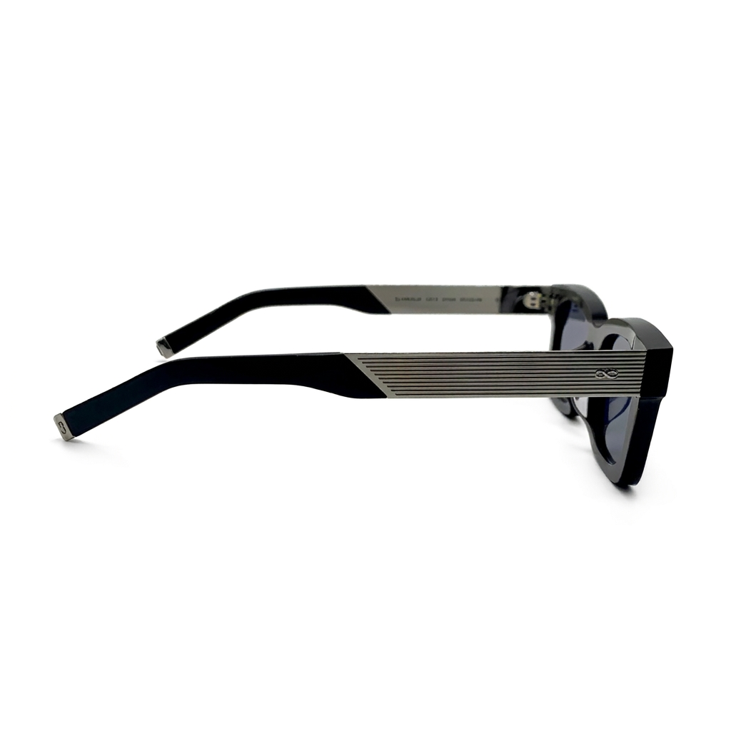 Rich Silver Blue Lens