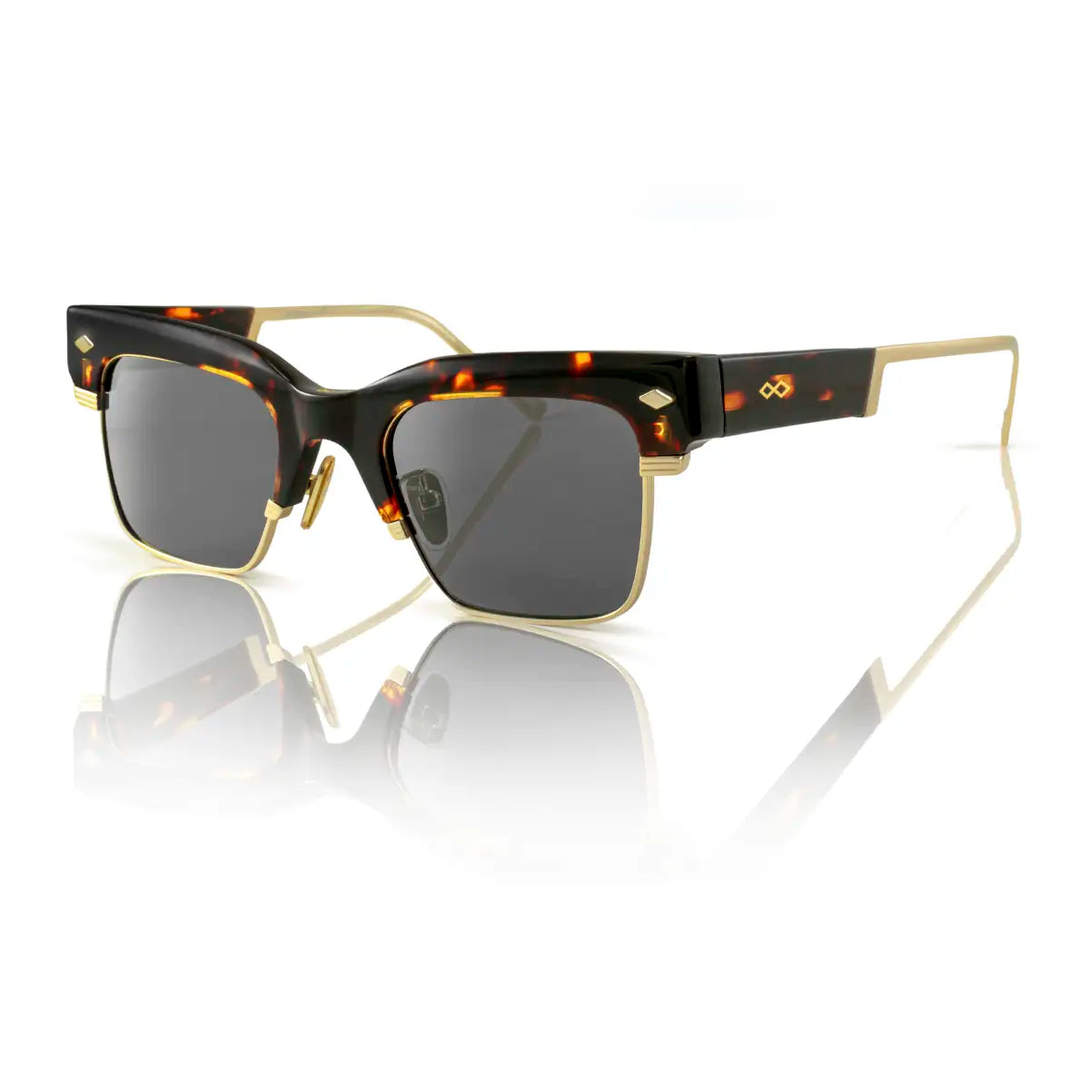 Rotterdam Tortoiseshell - Grey Lens
