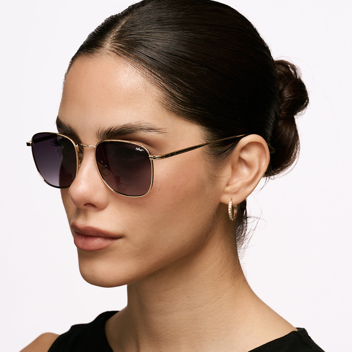 Secchia - Gold - Degraded Gray Lens