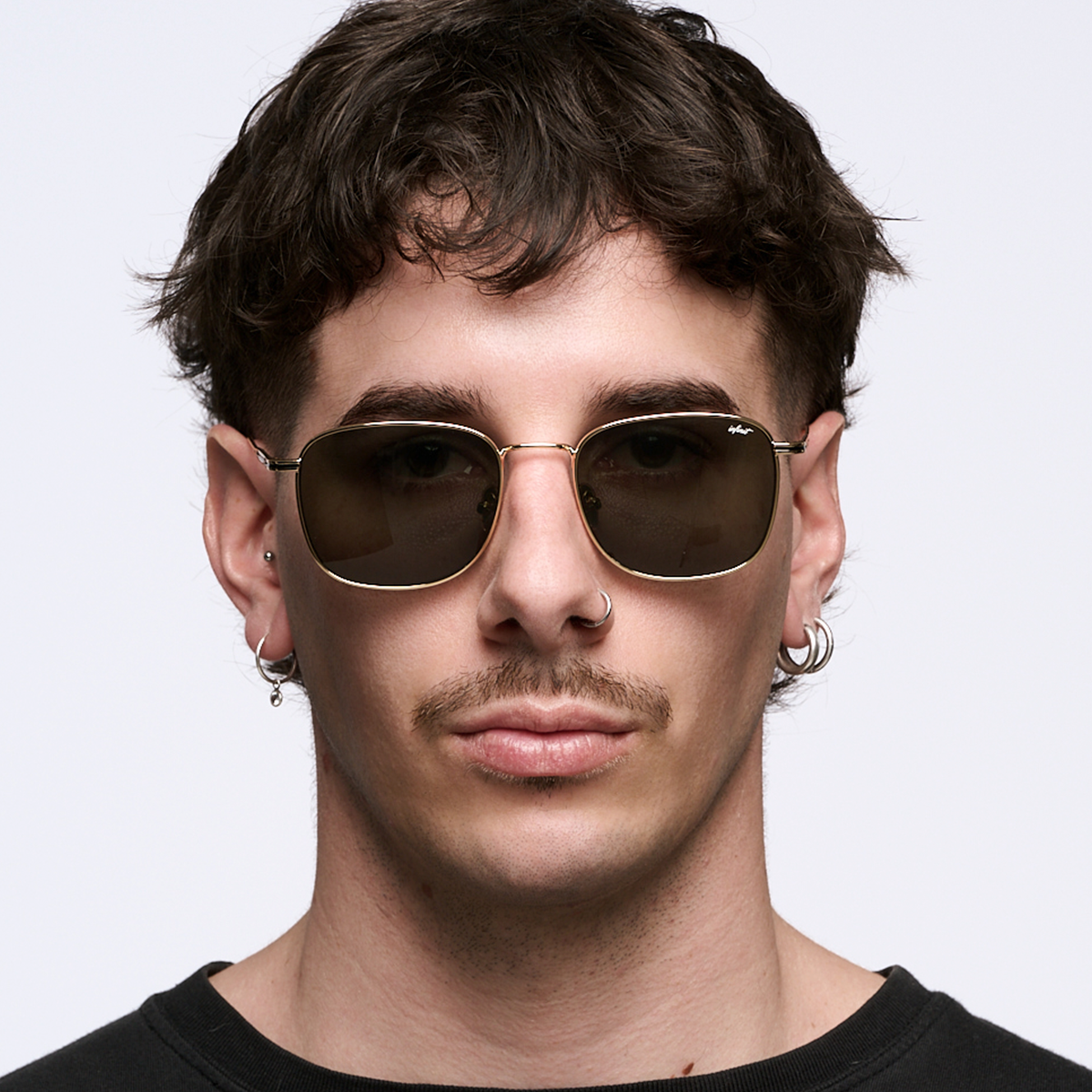 Secchia - Gold - Green Lens