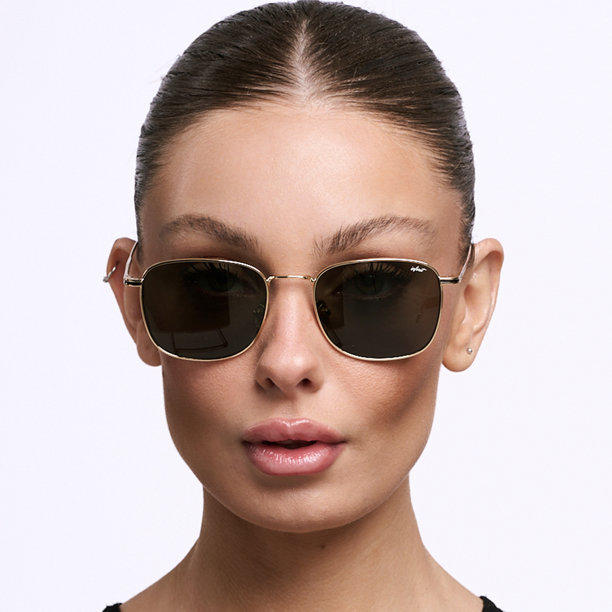 Secchia - Gold - Green Lens