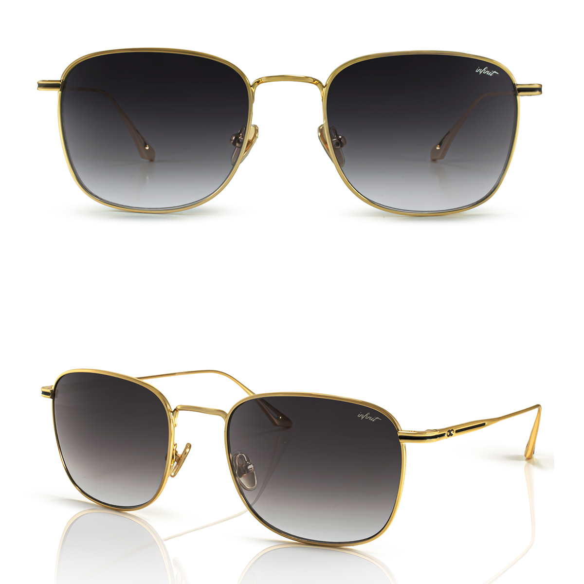 Secchia - Gold - Degraded Gray Lens