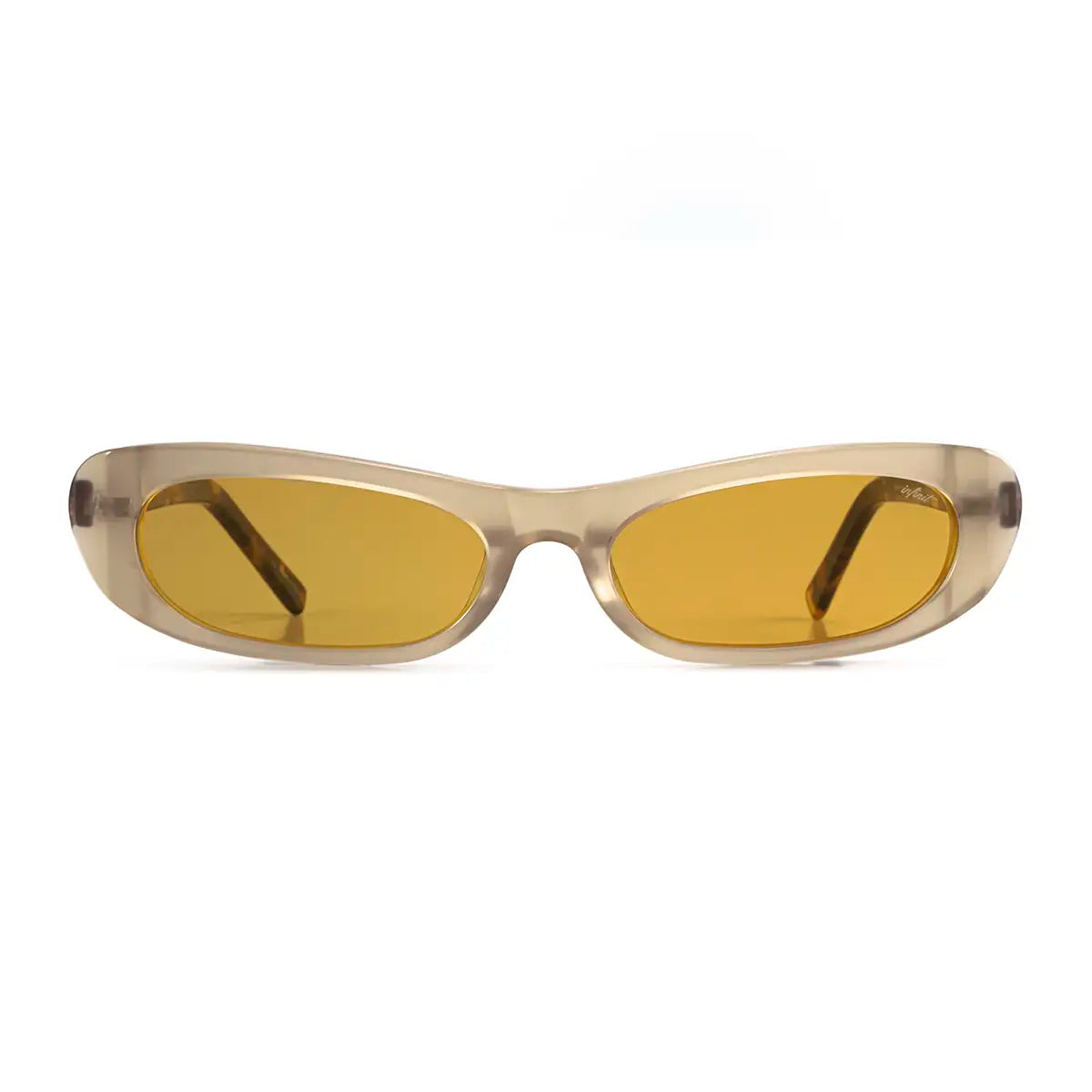 Trinity - Champanhe Havana - Lente Torrado - Detail view - INFINIT Eyewear