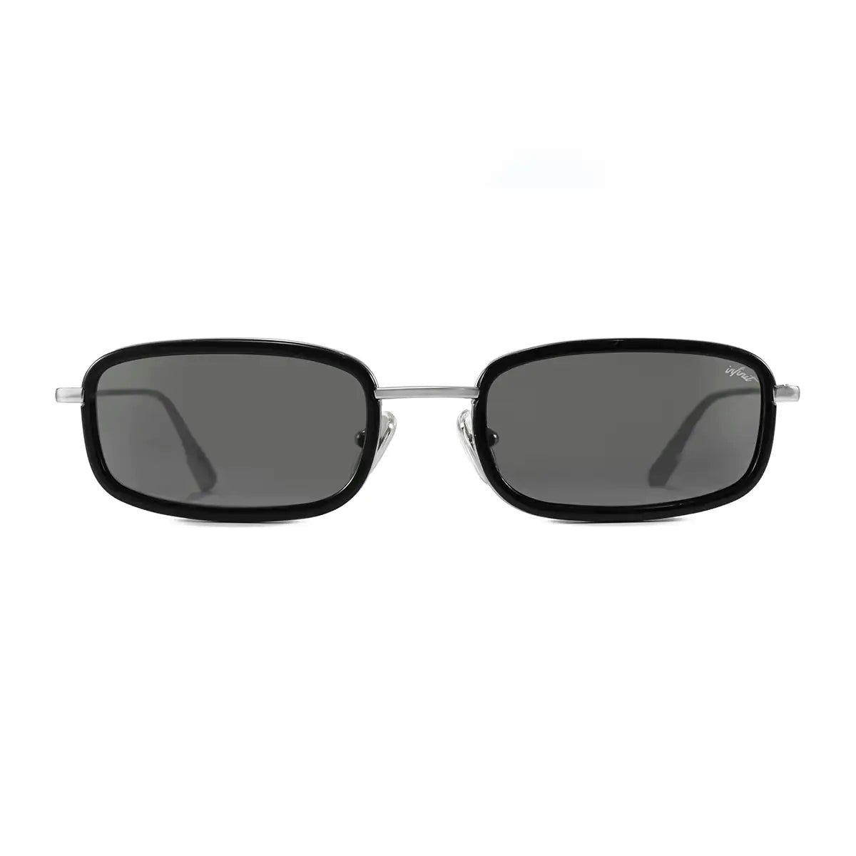 Tyler - Black Shiny - Grey Lens