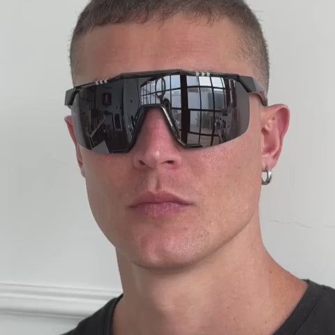 Kioto - Black Shiny - Smoke Lens