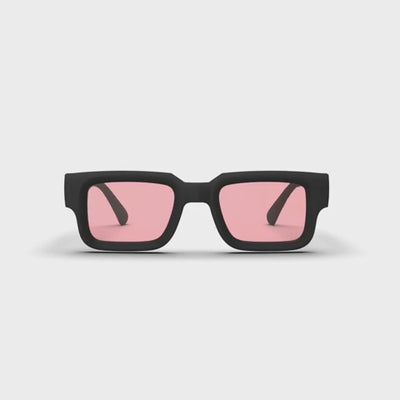 Exclamation - Black Shiny - Rose Lens