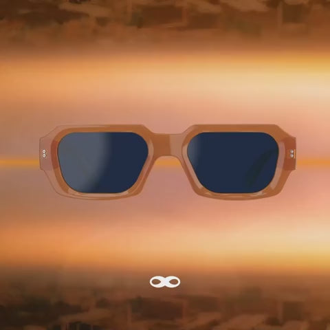 Bronx - Dk Honey - Blue Lens