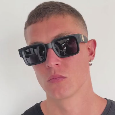 Exclamation Black Matt Uroboro Grey Lens