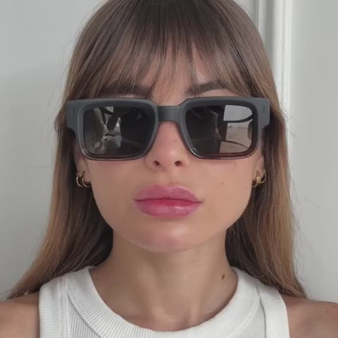 Exclamation - Matte Black Havana - Green Lens