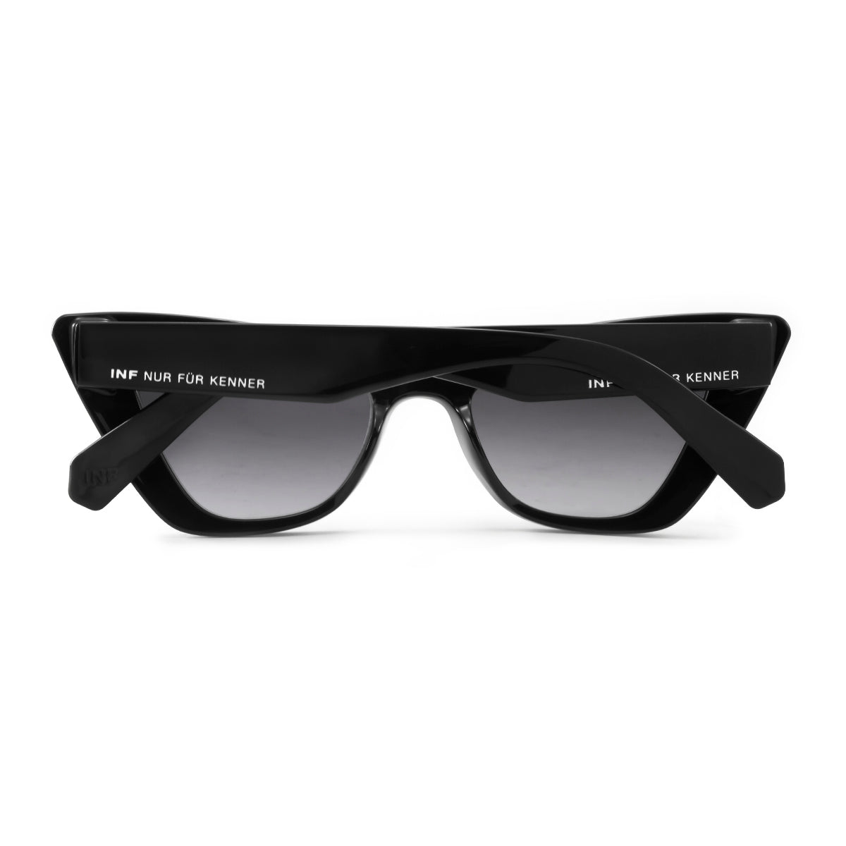 Linz - Black Shiny - Grey Gradient Lens