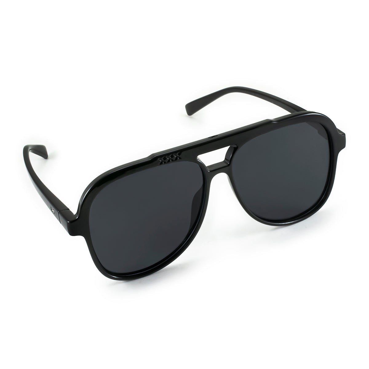 Triple XXX - Black Shiny - Grey Polarized Lens